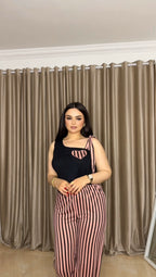 بيجامة قلب رباط من الكتف