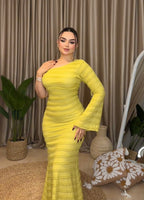 فستان اصفر البحر