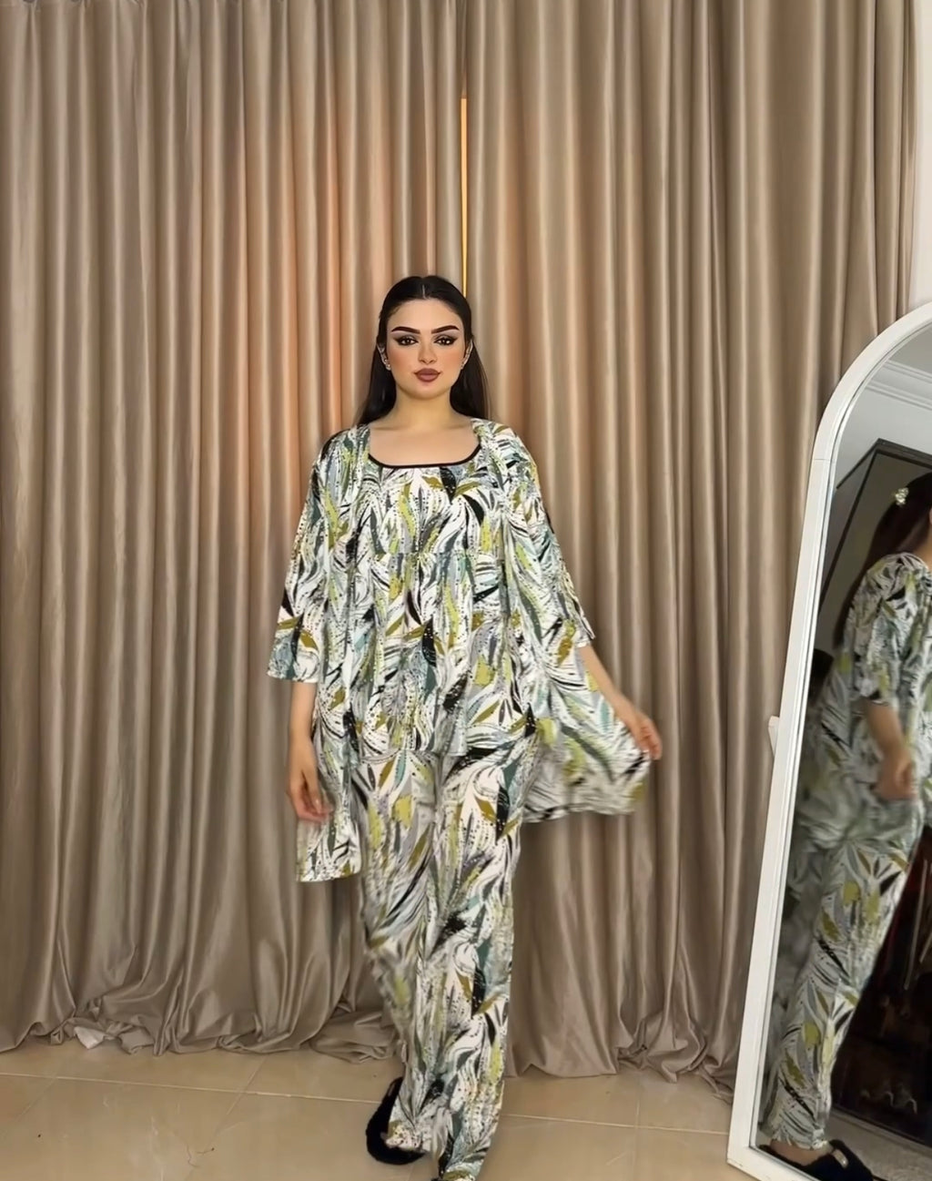 بيجامة فسكوز ريش