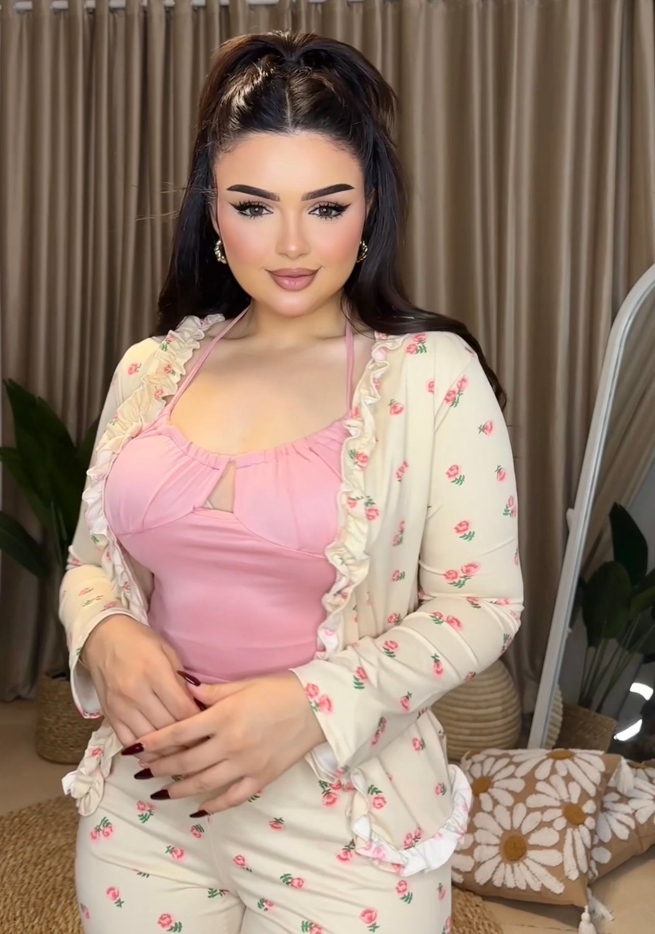 بيجامة ورد