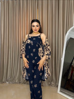 بيجامة فسكوز ورد