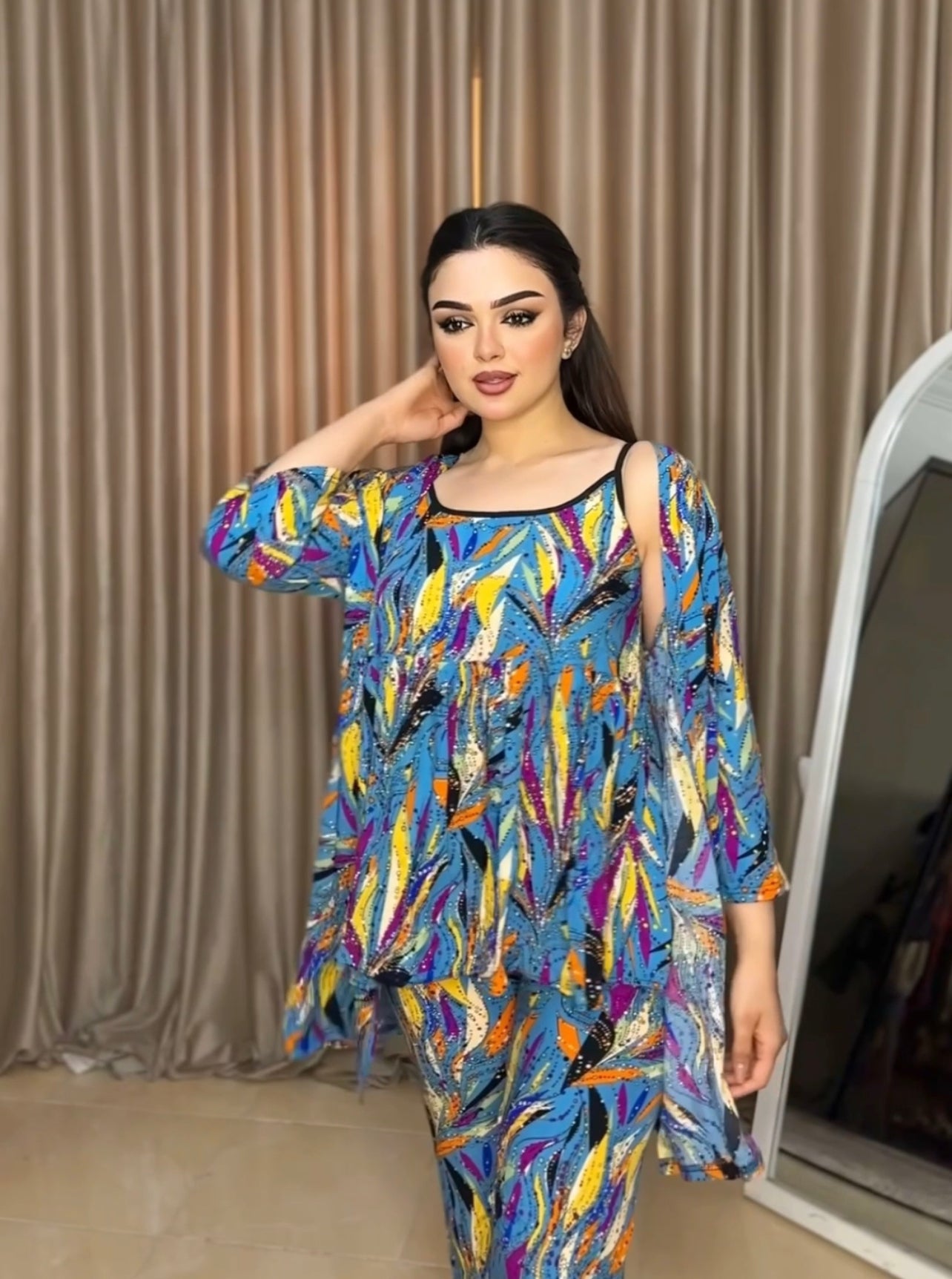 بيجامة فسكوز ريش