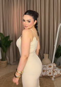فستان بسكوته للبحر شراشيب