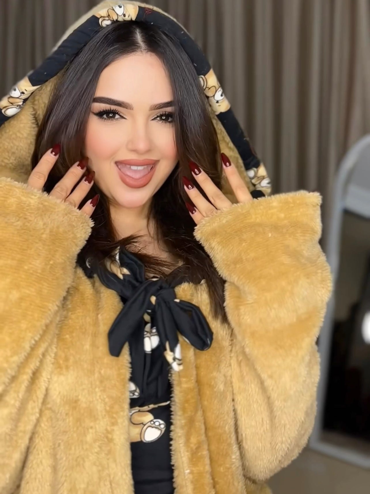 بيجامة دبدوب كحلي