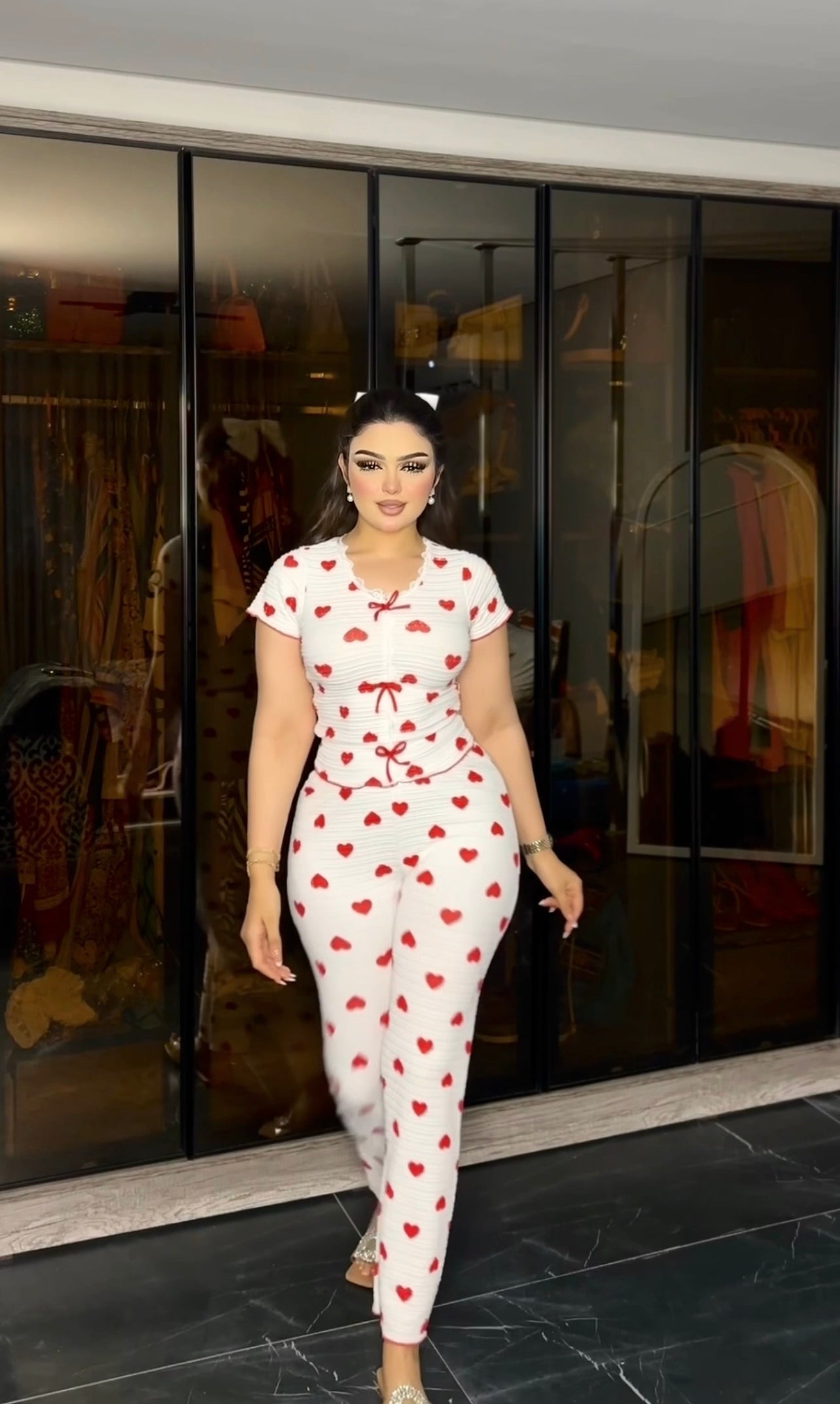 بيجامة قلوب