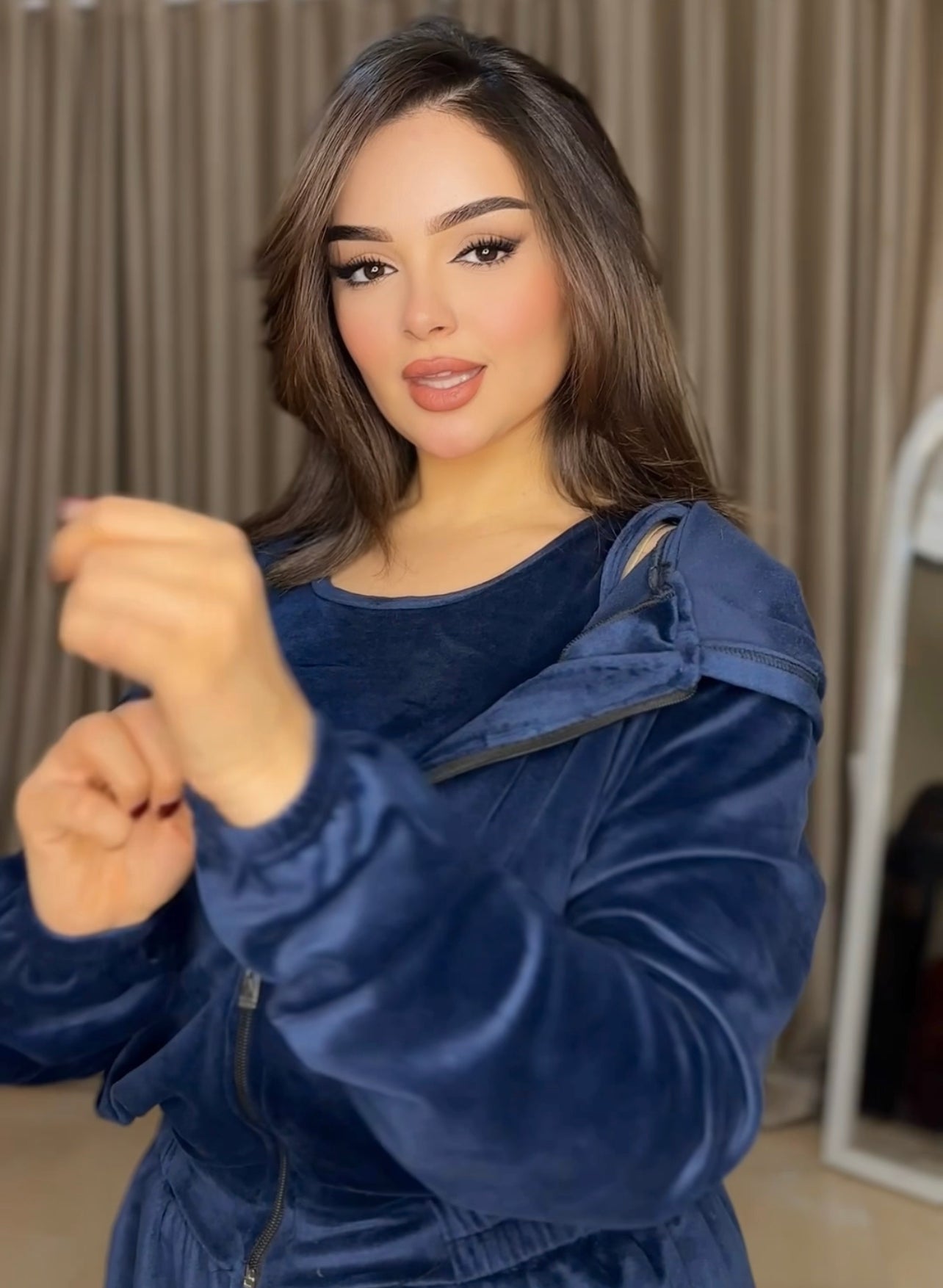 Velvet tracksuit