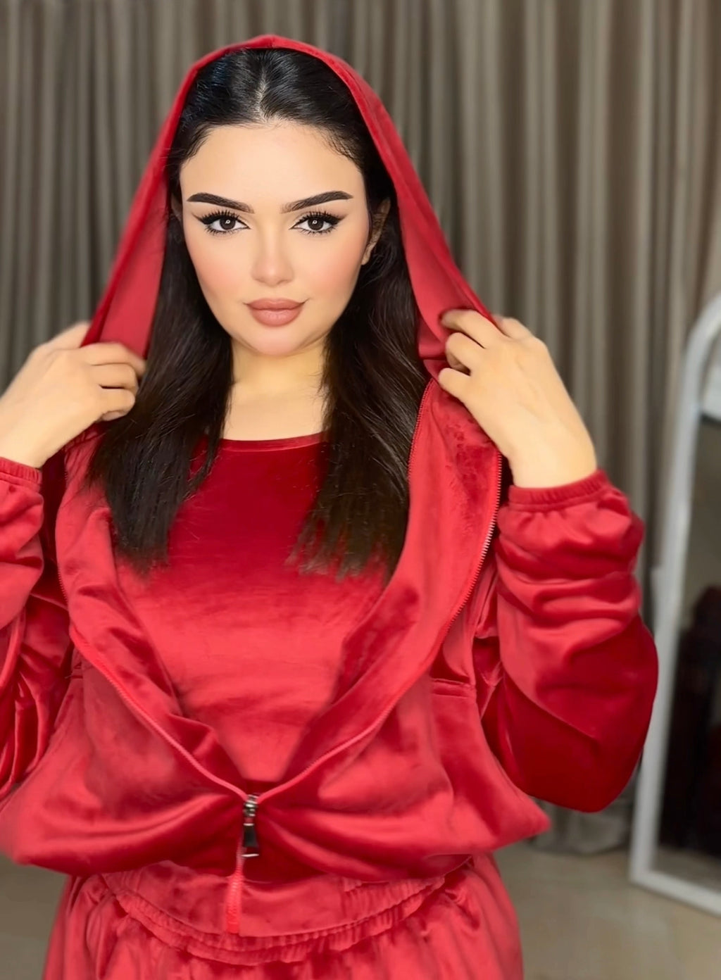 Velvet tracksuit