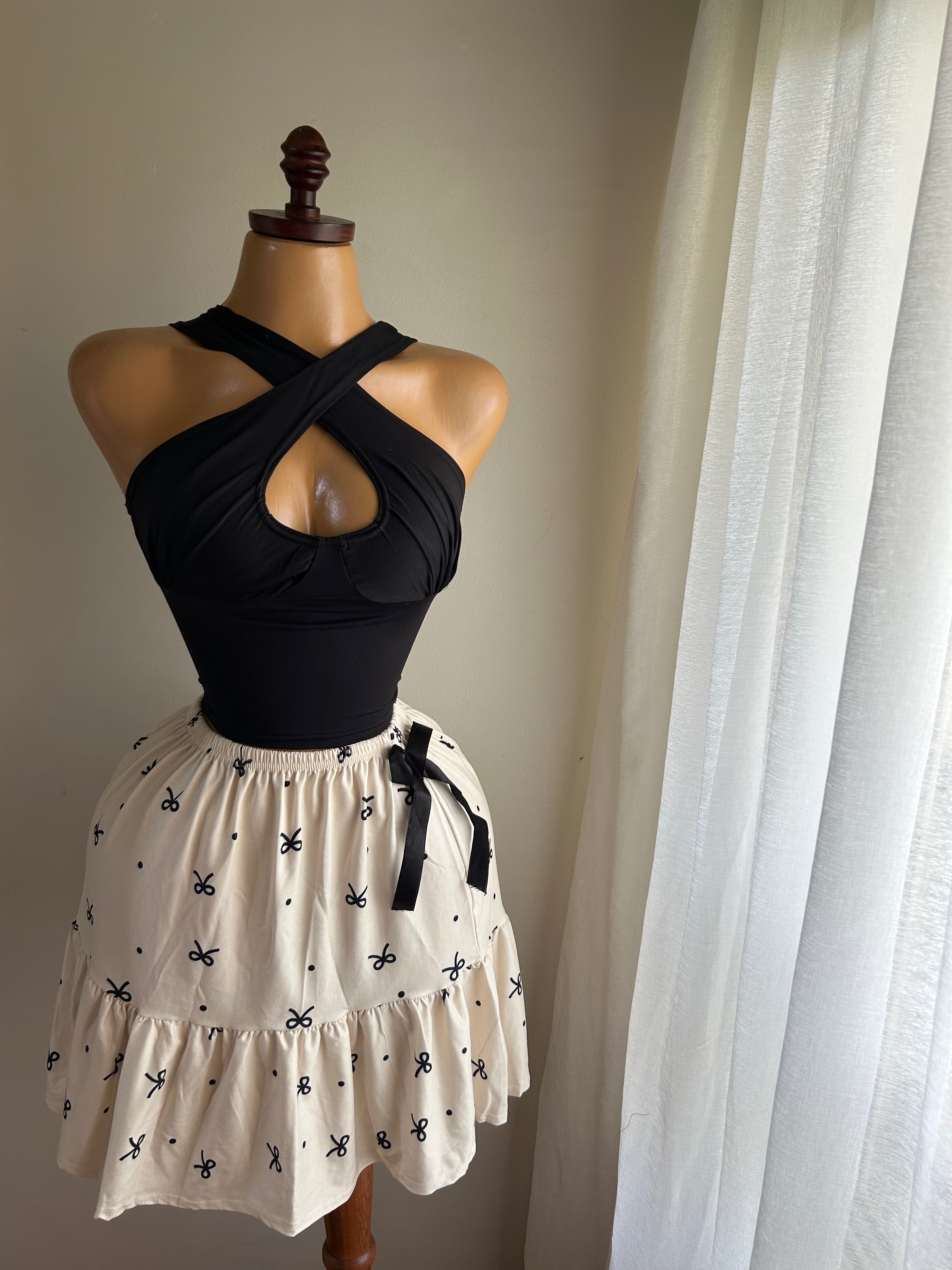 طقم جيبة مشجر