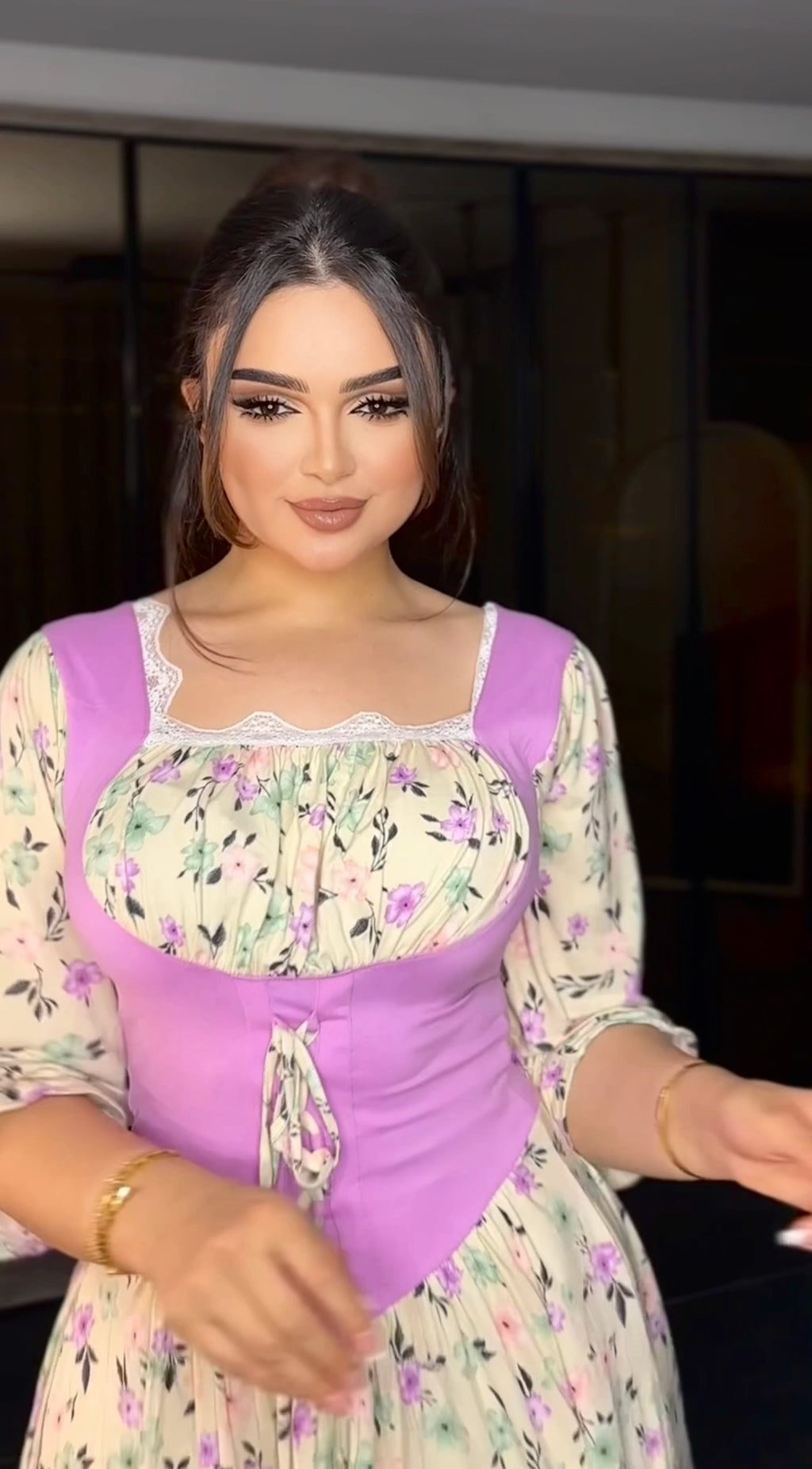 كاش مشجر ورد