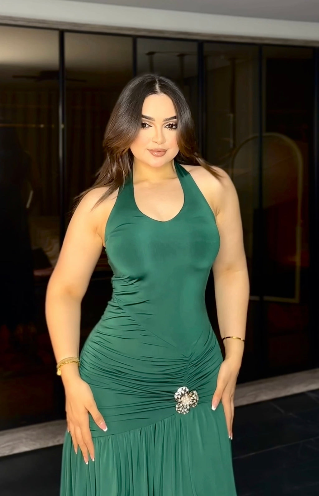 فستان بروش مايوة