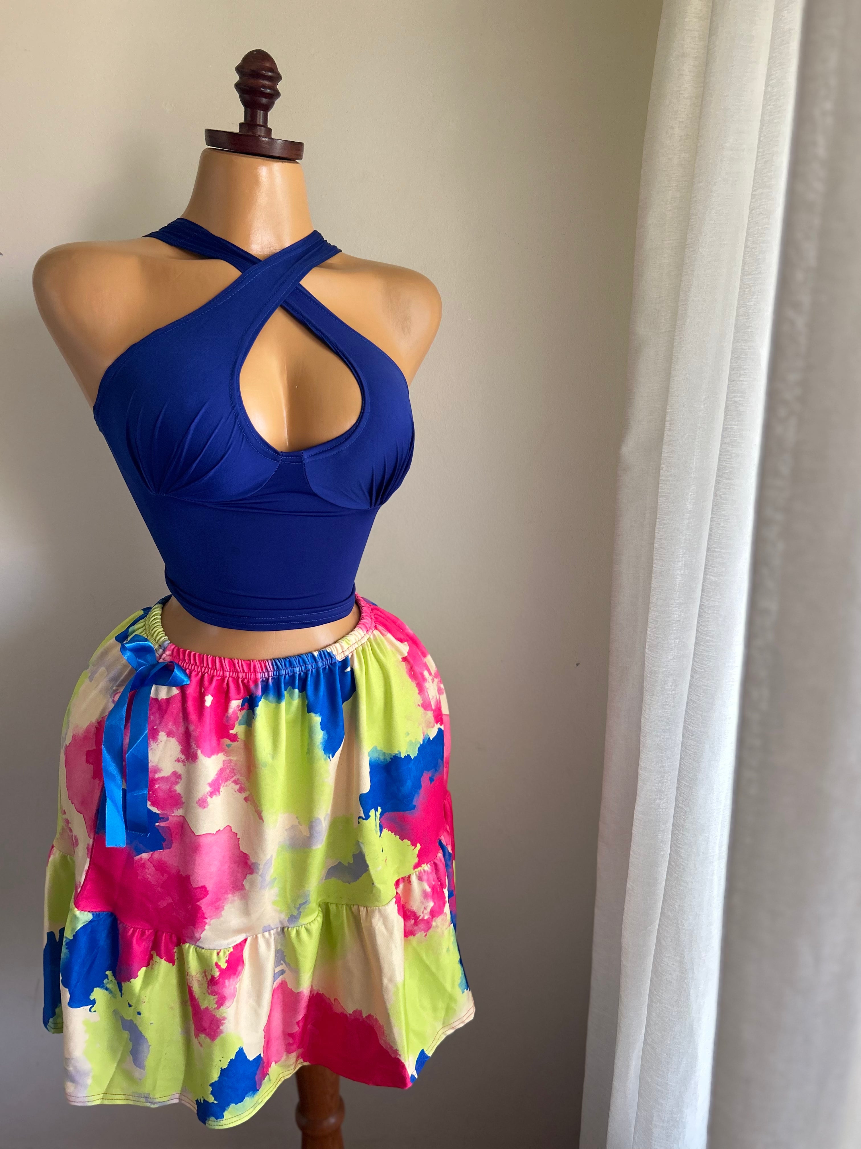 طقم جيبة مشجر